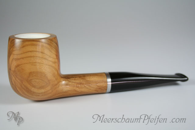 Meerschaum Lined Olive-Wood Pipe PASSATORE D10MEOL04