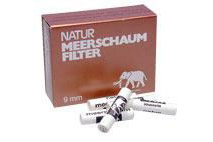 Meerschaum filter WHITE ELEPHANT 9mm, 40pcs