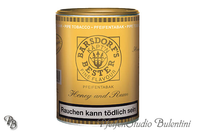 Barsdorfs Kaept´n Bester GOLDEN Pipe Blend Honey & Rum 160g Dose