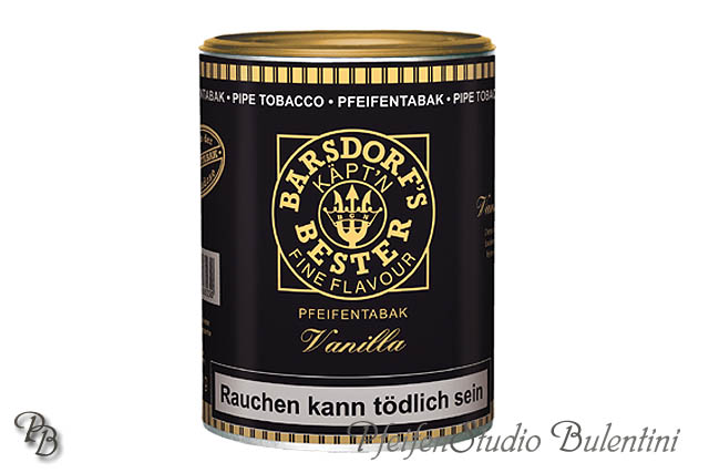 Barsdorfs Kaept´n Bester YELLOW Pipe Blend Vanilla 160g Dose