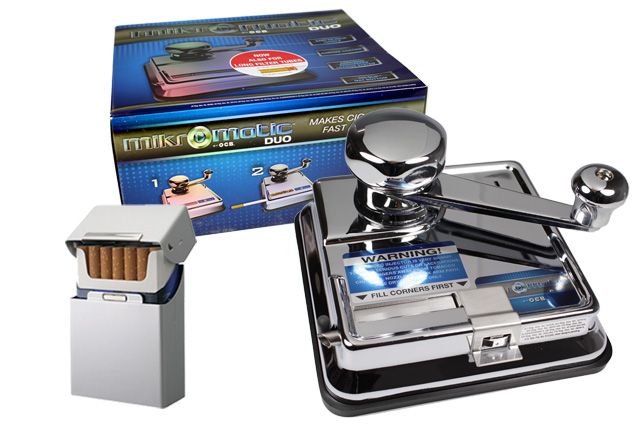 Zigarettenstopfmaschine OCB Mikromatic Duo + Alu Box silber