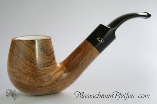 Meerschaum Lined Olive-Wood Pipe GASPARINI I10UL150