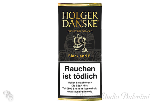 Holger Danske Black and Bourbon   50g Pouch - Pfeifentabak