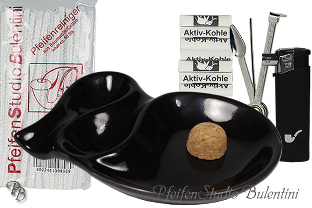 Set NERO 2 Pipe Ashtray - 5 parts for pipes