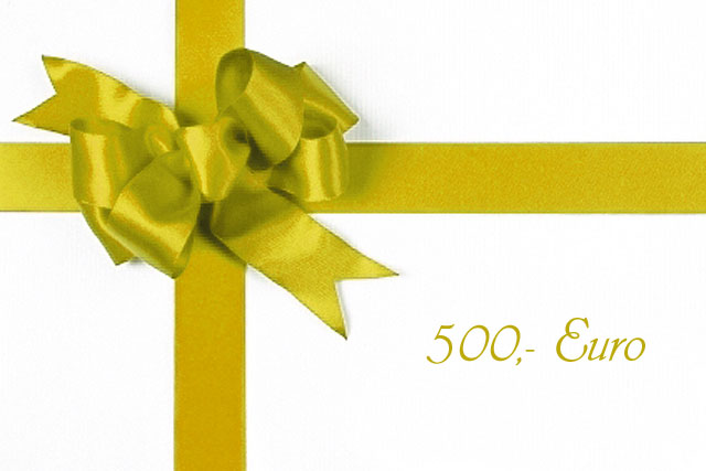 Gift Voucher of 500,- Euros