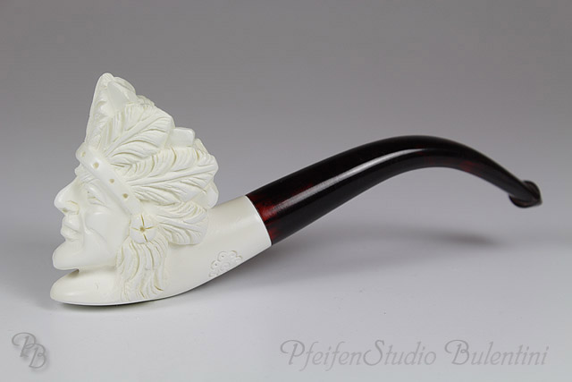 Meerschaumpfeife INDIANER M1370