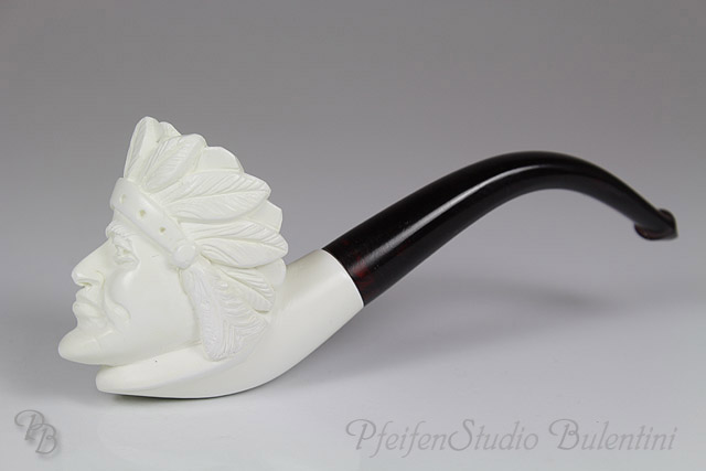 Meerschaumpfeife INDIANER M1373