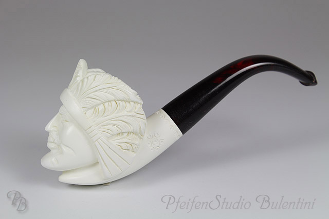 Meerschaumpfeife INDIANER M1378