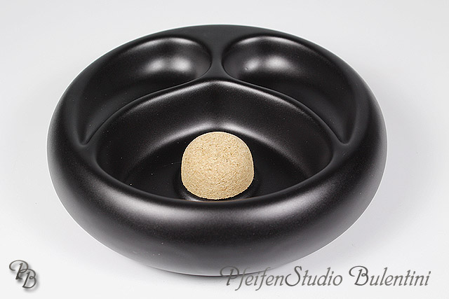 Pipe Ashtray MATT CIRCA - Ceramic Black