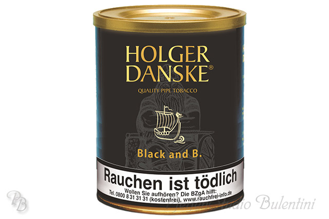 Holger Danske Black and Bourbon 200g Dose - Pfeifentabak